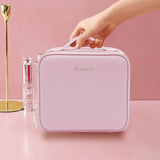 Trousse de maquillage de voyage avec miroir LED